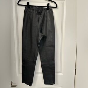 Skinny Leather Zip Ankle Pants! Perfect for Fall or to add EDGE to your style!